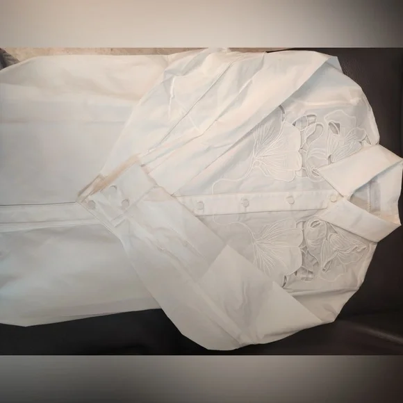 Zimmermann 2-Piece NWOT DAYLIGHT EMBROIDERED SHIRT + Shorts - Picture 6 of 14